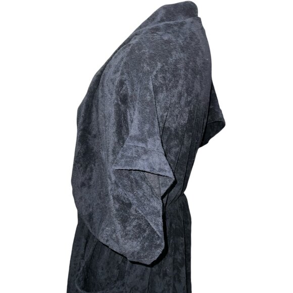 Vintage Gerry 70's Terrycloth Bath Robe Sz Medium Womens Black Short Sleeve Bath - Picture 11 of 12